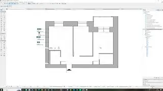 14 Графическая замена мебели контур серый в ARCHICAD 25