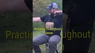 Practice makes perfect! Best of luck this season! #deer #deerhunting #archeryhunting #archerylife