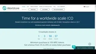 Ulasan Tentang Proyek ICO Worldcore Layanan Pengiriman Uang Tunai