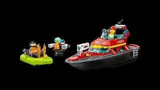 lego city🏁 sets Fire 🔥🚒🚒 lego rescue boat