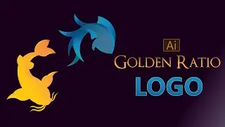 how to create Golden Ratio logo design with Shape Builder Tool in Adobe Illustrator?