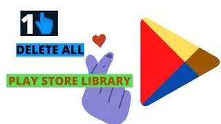 remove uninstalled library in google play store in one click| how to clear google play store library