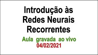 Introdução às RNNs