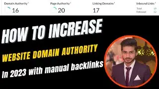 How To Increase Domain Authority Of Website #backlinks #domainauthority