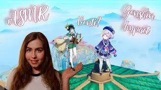 [ASMR] Genshin Impact 👾 Pulling for Venti? 💫 Close Up Whisper 👄