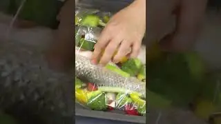 Просто выкладываю рыбу и овощи в рукав для запекания: через полчаса на столе шикaрный ужин!