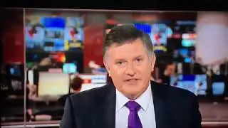BBC News Presenter Simon McCoy forgets which channel he works for!