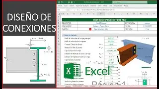 DISEÑO DE CONEXIONES A CORTANTE- ESTRUCTURAS METÁLICAS AISC (plantilla excel profesional)