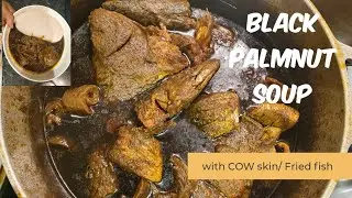 How to make Black Palmnut Soup  