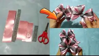 Лентадан бантик ясаш / Сделайте красивый бант из ленты