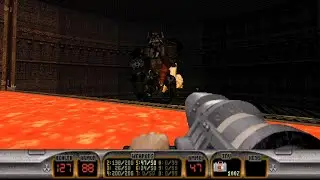 Duke Nukem 3D: 20th Anniversary World Tour- L.A. Meltdown Boss Fight Battlelord (Let's Rock)