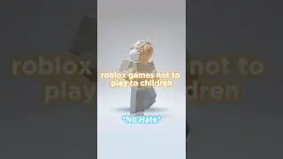 Roblox games not to PLAY to Children 😨 😥 #roblox #shorts #robloxshorts