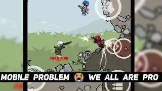 Mini Militia❤ All Players Are Pro 😭 / mobile problem only 🥺 