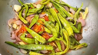 Pinakbet na Sili (Ilokano Recipe) - Easy! Ready in 8 to 10 Minutes! Sili Pinakbet Recipe
