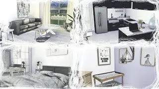 1-2 BEDROOM APT || The Sims 4: Speed Build \\ CC \\