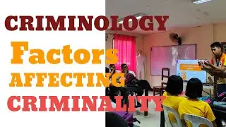 Factors Affecting Increase in Criminality