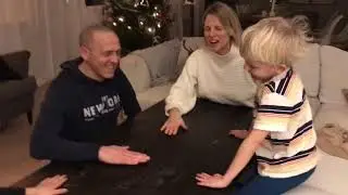 Party Game to play at the dinner table,  Tapping game.