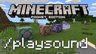 Minecraft PE - How To Use The Playsound Command For Mobs!