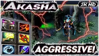 DOTA 1 - AKASHA QOP most AGGRESSIVE GAMEPLAY ⚡️