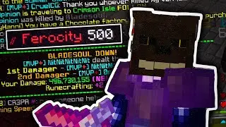 I got MAX ferocity, and it's so fun... (Hypixel Skyblock)