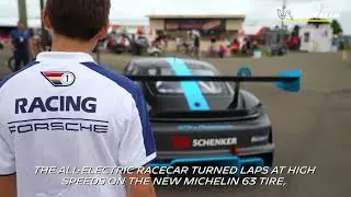 Porsche GT4 e-Performance takes high-speed run on Michelin’s new 63% sustainable tires