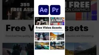 Free Video Assets for AE & PR #freelancer #videoeditor #india #free