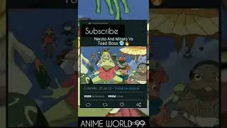 Naruto And Minato Vs Toad Boss 🥶🔥 || #shorts #shortvideo #naruto #narutoshippuden #viral