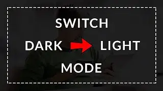 How To Toggle Between Light/Dark Mode Using HTML CSS And JS
