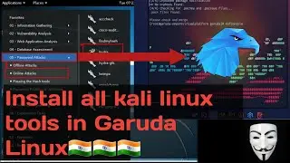 how to install kali linux tools on garuda linux | Transform garuda linux into kali linux.