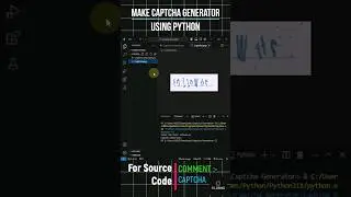 Create An Image Captcha Generator In Python.🐍