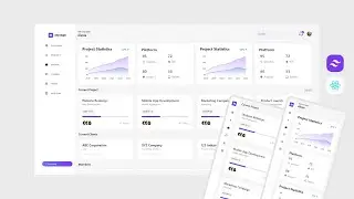 Build Responsive Dashboard UI Using React js | with vite and | Tailwindcss