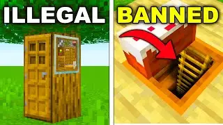 29 Minecraft Illegal Houses That Will Blow Your Mind!