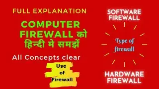 What is Computer Firewall kya hota hai ||Type of Firewall in hindi