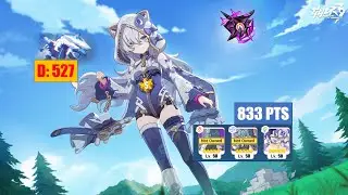 [HI3 SEA] EX Abyss Nirvana Benares: Ice (Starless) D: 527 833 Pts LV SS0 Eden SSS SImp S0+1 Kiana 4*