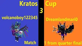 Vol Vs Mario | Kratos Cup 3 match 1 from Quarter-Final | ROBLOX
