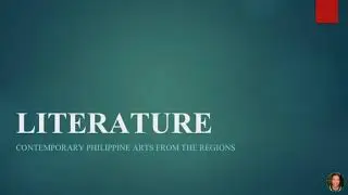 LITERATURE | Contemporary Philippine Arts from the Regions