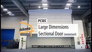 INKEMA -  Large Dimensions Sectional Door