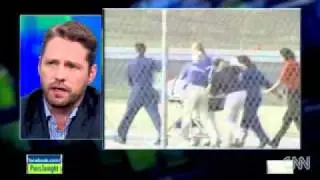 Jason Priestley with CNN's Pierce Morgan (Summer 2011 clip)