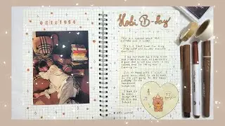🤎 Journal with me | Jhope Birthday