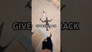 baby stole my scooter💀        #scooter #skatepark #comedy #funny #challenge