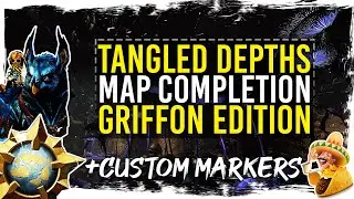 Guild Wars 2 - Tangled Depths Map Completion with Custom Markers