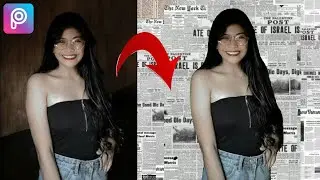 Newspaper Background Editing || Easy Picsart Editing  Tutorial