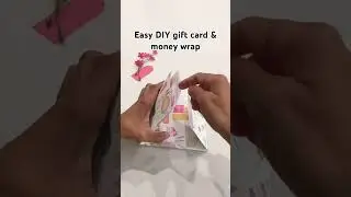 DIY gift card & money wrap. #shorts #diy #wrappingideas