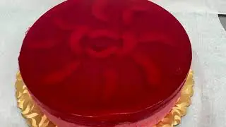 Torta Helada con duraznos