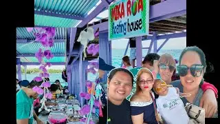 Swimming in Mika Roa Floating Cottage, Southern Leyte