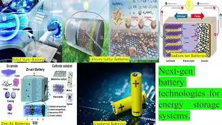 Next-gen battery technologies for energy storage systems.