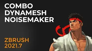 Combo Wombo Dynamesh + NoiseMaker - Zbrush 2021 en 5 min 