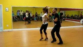 Tanja (La Alemana) and Jorge (Ataca) Cha-Cha Workshop