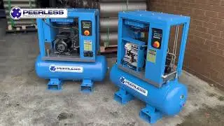 Single Phase Scroll and Screw Compressor 116PSI (8BAR) & 145PSI (10BAR) 15A Plug