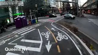 Windy Day in NYC-Electric Scooter ride Manhattan to Queens NYC